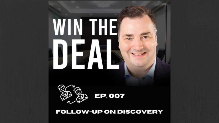 How to follow-up during discovery in B2B sales