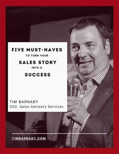 Sales Story Success by Tim Barnaby